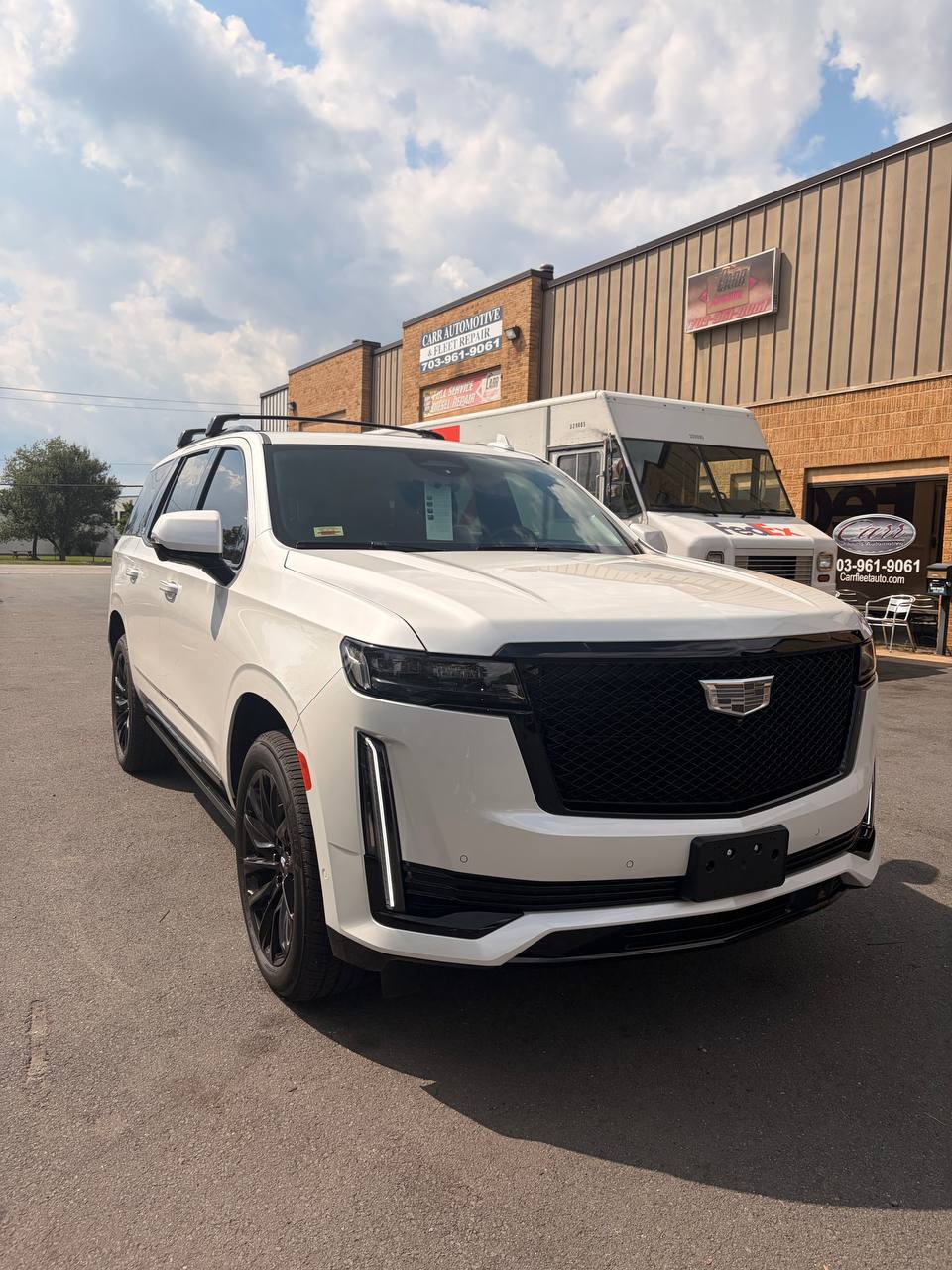 2023 Cadillac Escalade - Full Front PPF + Ceramic Coating at Skyline Custom Shop in Chantilly, VA