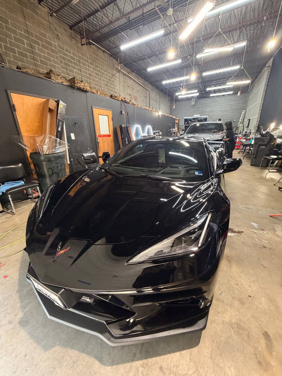 2026 Corvette C8 Z06 - Full Front PPF + Ceramic Coating at Skyline Custom Shop in Chantilly, VA