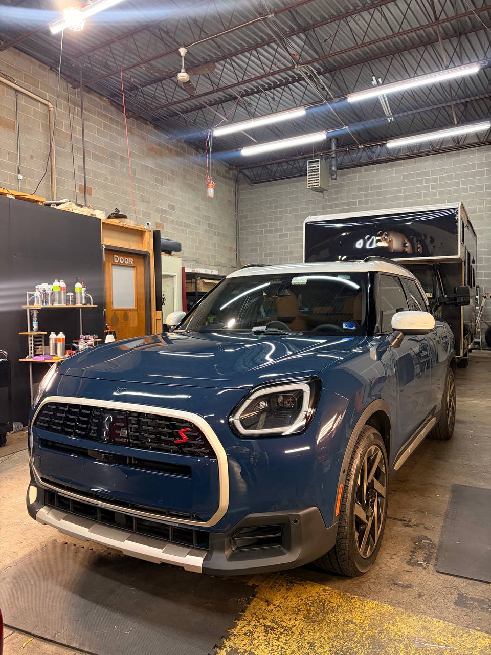 2027 Mini Countryman S - Full Front PPF + Ceramic Coating at Skyline Custom Shop in Chantilly, VA