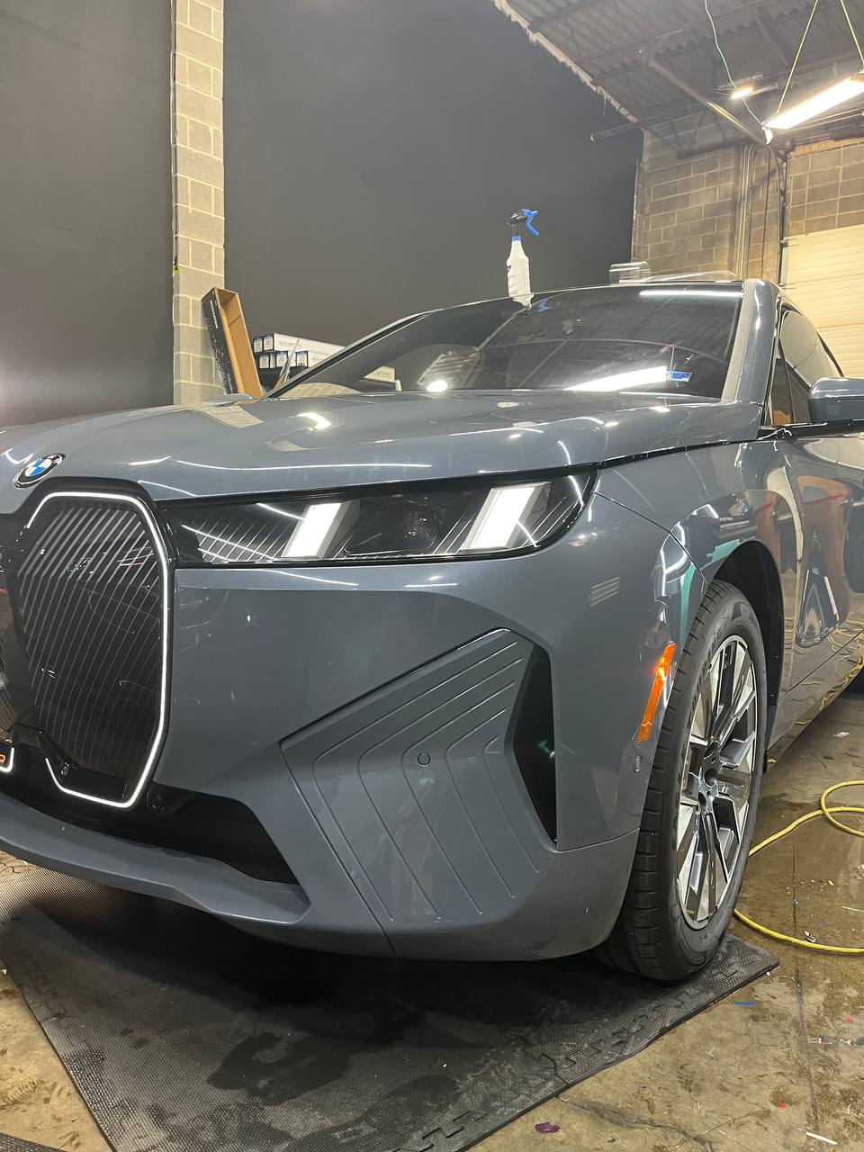 BMW iX 2026 - Full Front PPF + Ceramic Coating at Skyline Custom Shop in Chantilly, VA