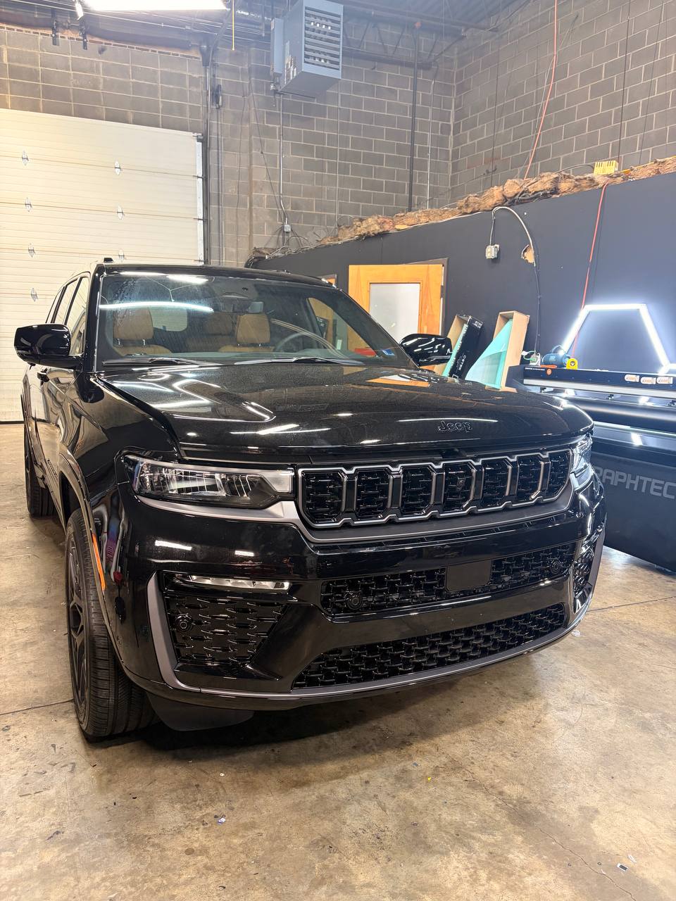 Jeep Grand Cherokee 2026 - Full Front PPF + Ceramic Coating at Skyline Custom Shop in Chantilly, VA