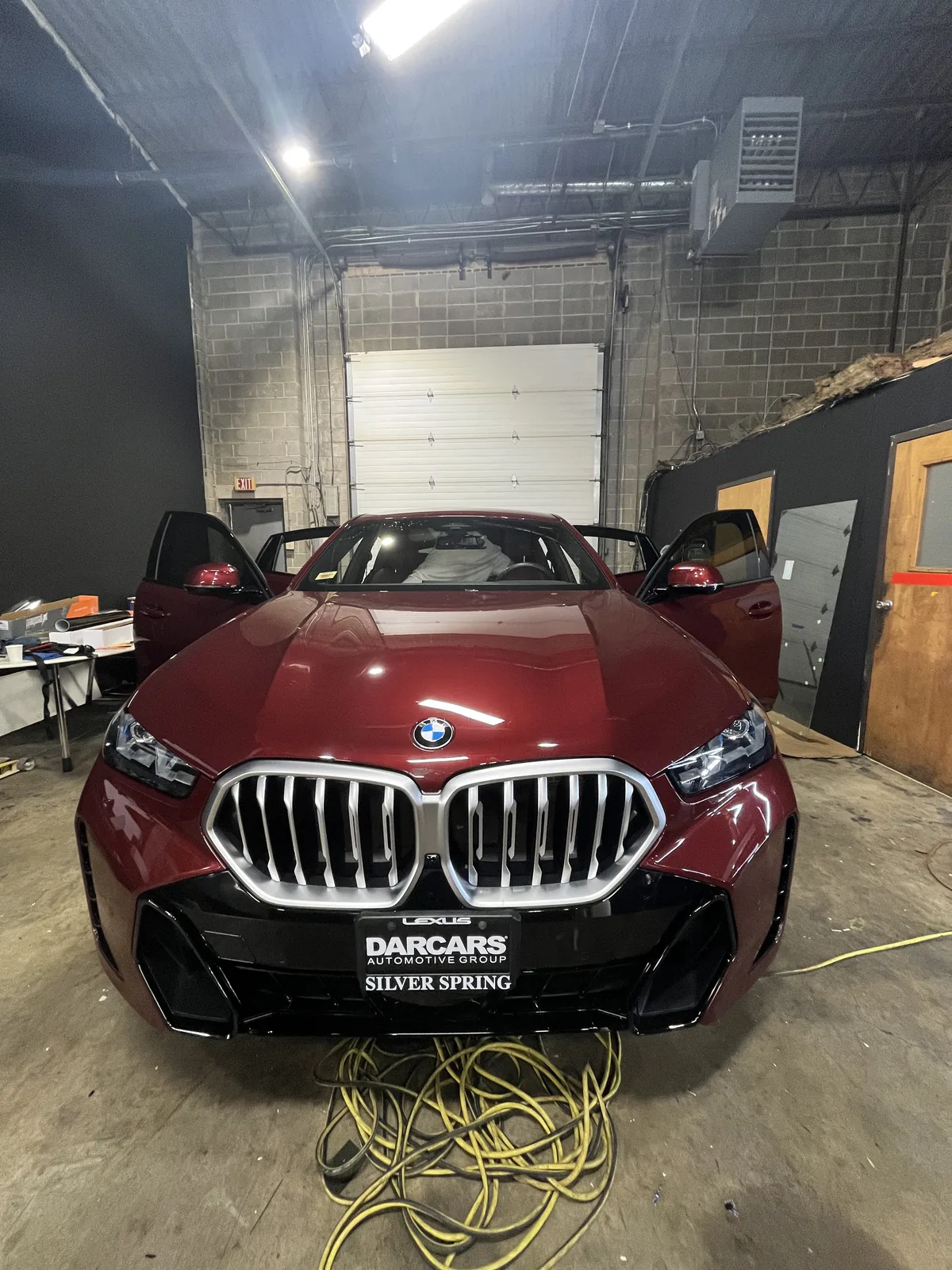 Window tint installation showing legal Virginia tint levels at Skyline Custom Shop, Chantilly VA